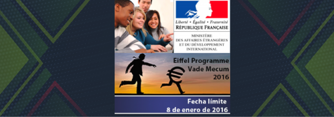 Alerta de fondos: Eiffel Programme Vade Mecum 2016