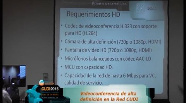 Preview image for the video "Reunión Primavera 2015 Videoconferencia de alta definición en la Red CUDI".