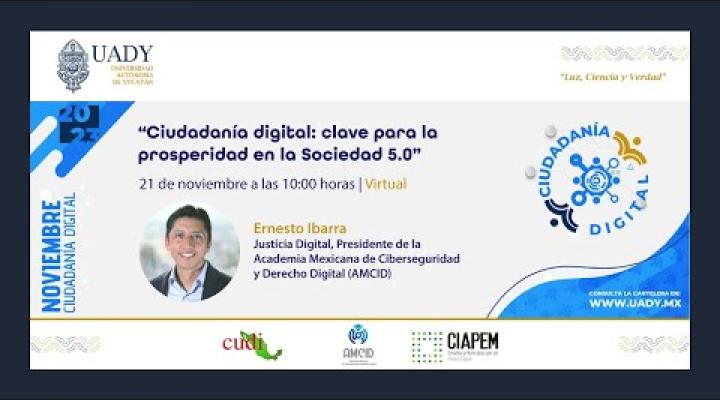 Preview image for the video "Ciudadanía digital: clave para la prosperidad en la Sociedad 5.0. Conferencia".