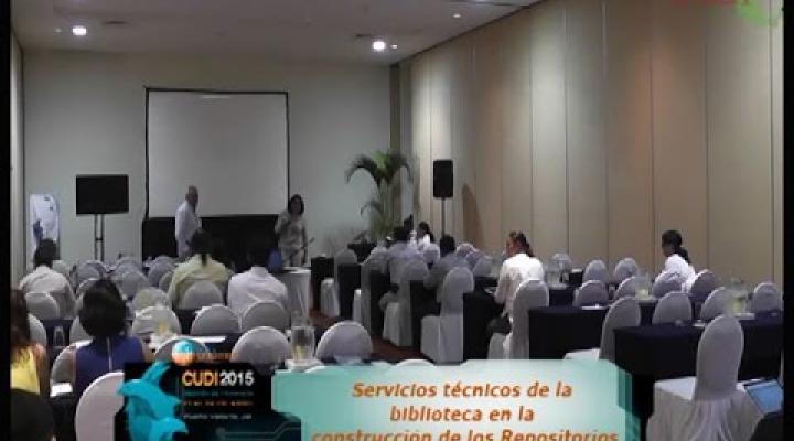 Preview image for the video "Reunión Primavera 2015 Servicios técnicos de la biblioteca en la construcción de los repositorios".