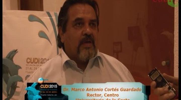 Preview image for the video "Reunión Primavera 2015 Entrevista:  Dr. Marco Cortés Guardo, Rector del CUC".